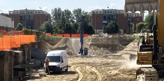 Raddoppio Piadena-Mantova: via agli scavi del sottopasso accanto al cimitero di Mantova