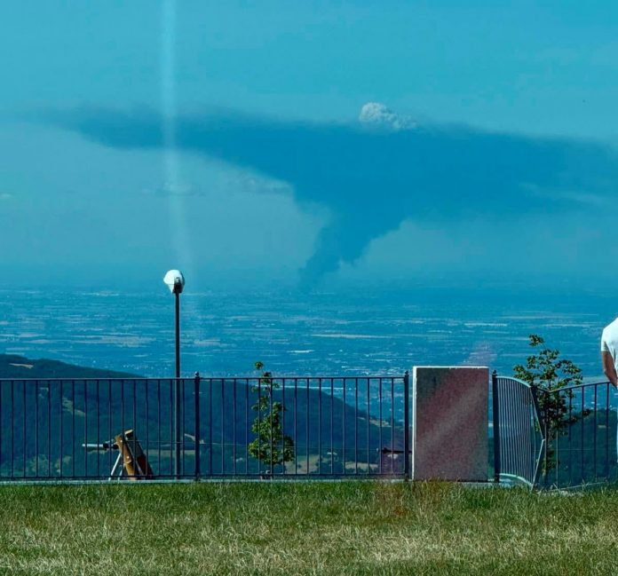 Nube incendio Valpolicella