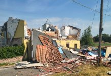 Maltempo sul Mantovano: centinaia di alberi abbattuti. Casa scoperchiata a San Giorgio Bigarello