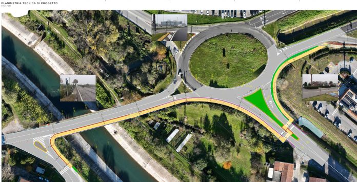 Planimetria ciclabile Lunetta via Pozzo26t