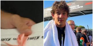 Formula 1, regalo speciale per Antonelli: un asciugamano firmato… Kim Kardashian