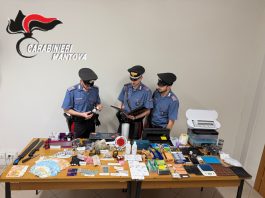 Curtatone, i Carabinieri smantellano spaccio di droga online: arrestato un 19enne