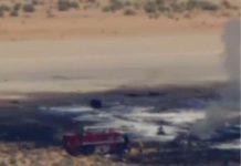 Usa, bombardiere B-52 si schianta dopo il decollo in California