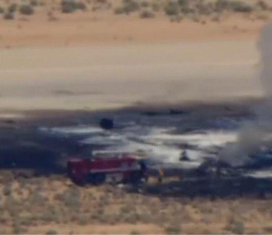 Usa, bombardiere B-52 si schianta dopo il decollo in California