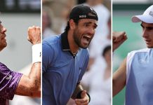 Roland Garros, tris azzurro ai quarti: Cobolli, Berrettini e Arnaldi avanti tutta