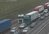Autista 74enne ferito in incidente con camion sulla A22