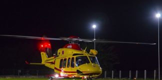 Ceresara, motociclista 36enne cade sull’asfalto: elitrasportato a Brescia