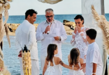 Fognini e Pennetta, l’anniversario di matrimonio e la festa a sorpresa in spiaggia