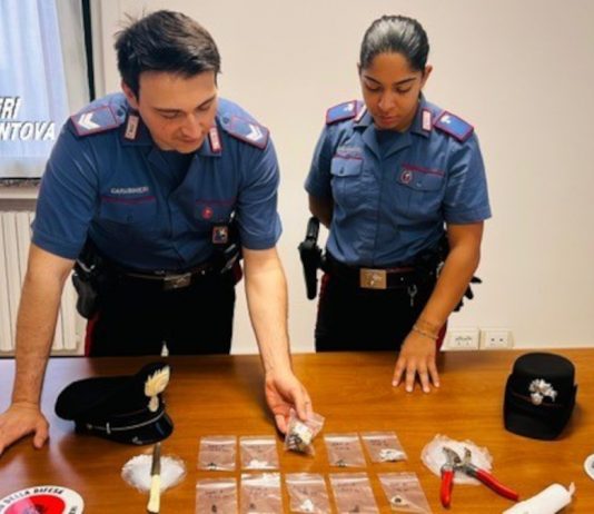 Trasporta cocaina e hashish, scappa all’alt dei carabinieri. Bloccato, li aggredisce: arrestato