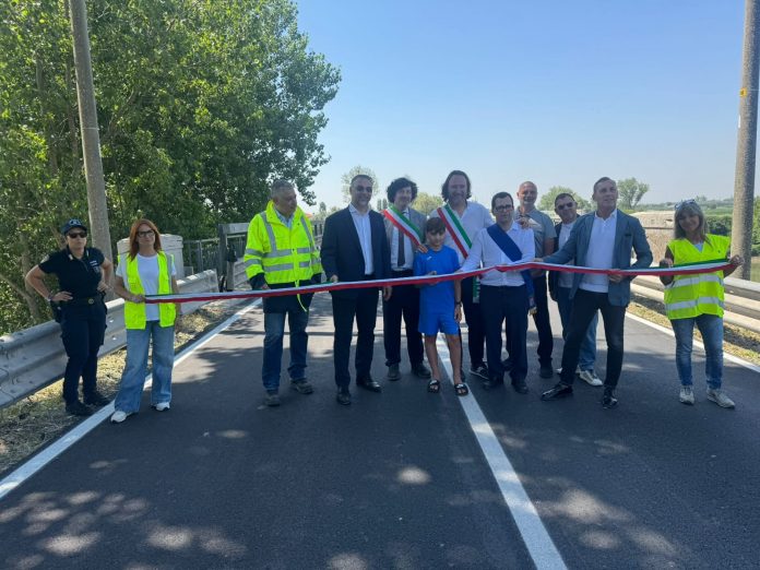 inaugurazione ponte San Martino dall'Argine. Marcaria