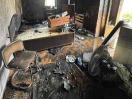 Dosolo, condizionatore portatile prende fuoco: paura per donna incinta e il marito. Abitazione inagibile