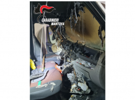 Asola, furgone in fiamme a mezzanotte: intervento di Vigili del Fuoco e Carabinieri