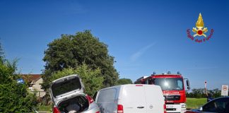 Roverbella, scontro all’incrocio: tre feriti, una donna è grave