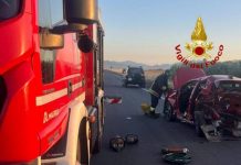 Incidente a Cagliari, un morto e due feriti gravi