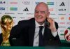 Infantino e i Mondiali ‘di Trump’: “Coppa del Mondo possibile solo con Donald”