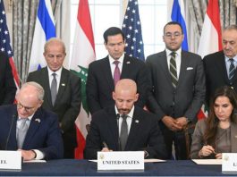 Israele-Libano, accordo firmato a Washington. Netanyahu: “Idf restano fino al disarmo di Hezbollah”