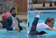New York apre le piscine, il sindaco Mamdani si tuffa in giacca e cravatta