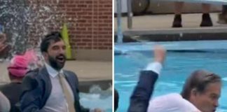 New York apre le piscine, il sindaco Mamdani si tuffa in giacca e cravatta