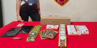Rubavano cioccolata e sigarette elettroniche, beccati dai carabinieri: 5 denunciati