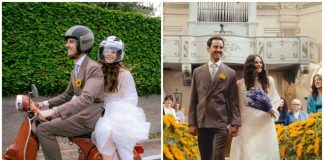 Francesca Michielin si è sposata, giro in Vespa come ‘Vacanze romane’