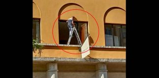 Roma, denuncia su pagina Facebook ‘Morti di lavoro’: “Operaio su scala senza protezioni in sede Federmanager”