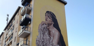 Rosalìa ‘protagonista’ a Palermo, spunta il murales nel cuore della città: l’omaggio