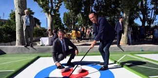 Curling senza ghiaccio al Colosseo: a Colle Oppio lo sport diventa spettacolo e inclusione