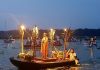 Borgo Angeli, le barche illuminate rinnovano la magia della processione di San Pietro