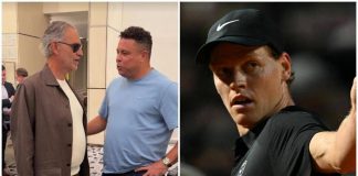 Ronaldo parla con Bocelli di… Sinner: “Sono geloso di te e lui, lo amo”