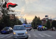 Sermide e Felonica, motociclista 53enne ferito nello scontro con un’auto