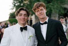 Sinner e Laila Hasanovic al matrimonio… di Duplantis