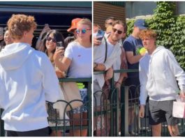 Sinner, entusiasmo a Wimbledon: autografi e selfie con tifosi