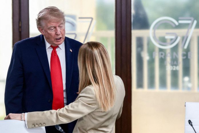 trump_meloni_afp