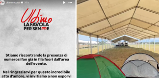 Ultimo, fan già in fila (in tenda) per il concerto del 4 luglio a Tor Vergata