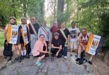 Ostiglia accoglie la Staffetta Via Claudia Augusta: festa coi ciclisti