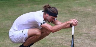 Zverev, paura ad Halle: malessere contro Fritz, poi perde la partita