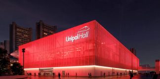 Bolognafiere: posata ultima trave Unipol Hall, avanti cronoprogramma