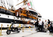 Vespa e Amerigo Vespucci, incontro simbolo dell’Italia a New York