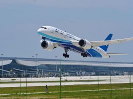 Cina, cresce traffico aereo passeggeri internazionale, in un anno +5,7%