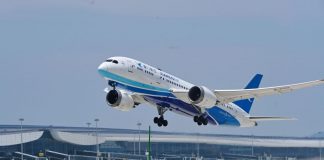 Cina, cresce traffico aereo passeggeri internazionale, in un anno +5,7%
