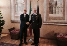 Il Prefetto Bolognesi incontra il Generale De Riggi: focus su sicurezza e territorio