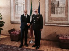 Il Prefetto Bolognesi incontra il Generale De Riggi: focus su sicurezza e territorio