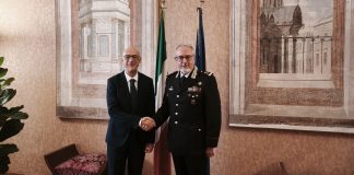 Il Prefetto Bolognesi incontra il Generale De Riggi: focus su sicurezza e territorio