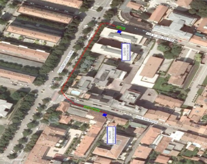 Cantieri rete elettrica vie Valsesia -Da Feltre 26