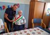 Ostiglia, il Sindaco Barberio festeggia i 103 anni di Giacinta Milani alla rsa Belfanti