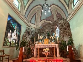 Villa Saviola accoglie la prima Processione Mariana con flambeaux