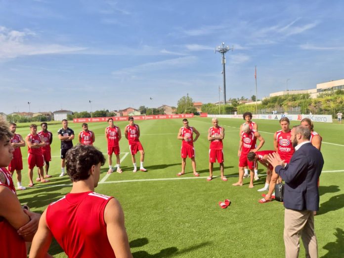 assessore sport simonazzi visita mantova sinergy center