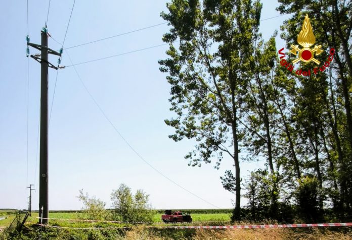 San Matteo delle Chiaviche luogo infortunio - folgorato 49enne