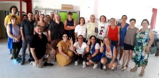 Suzzara, pensionamento di Toresani e Cito festeggiato dal personale del “Manzoni”
