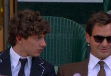 Antonelli a Wimbledon, giornata nel box ‘reale’ con Federer